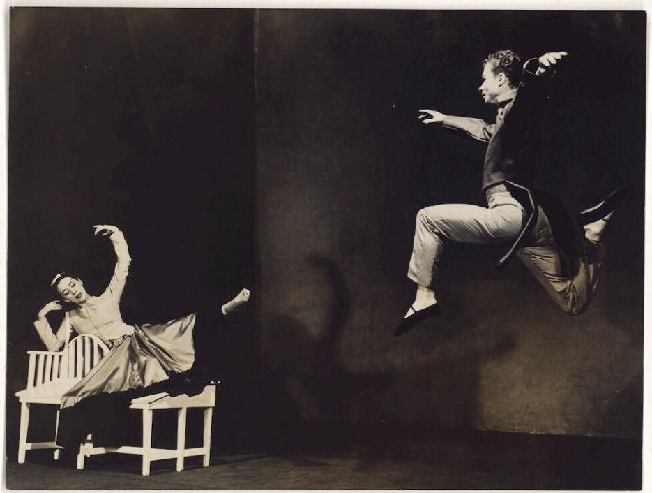 Martha Graham and Merce Cunningham in Letter to the World