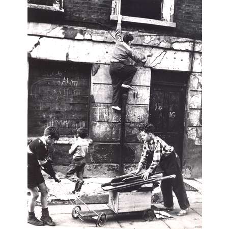 Boys Playing on a Go-Cart in Hampden Crescent off Harrow Road, Paddington