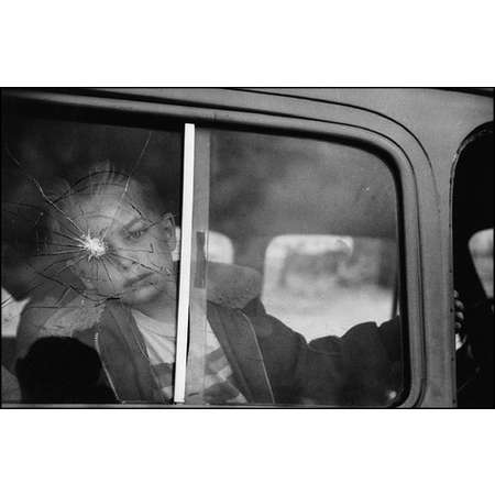 Colorado, 1955 (cracked glass with boy)