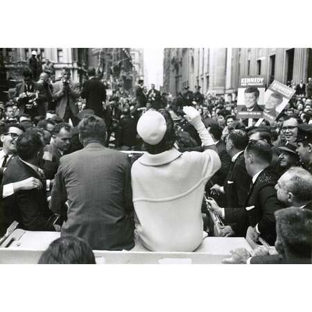 Jacqueline & John Kennedy (Parade front), NYC