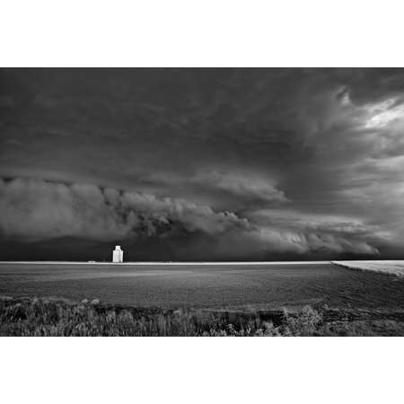 Storm Approaching Silo