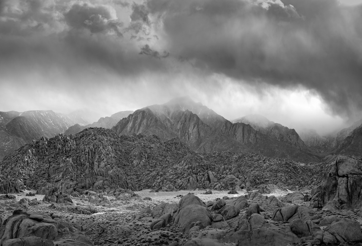 Storm over Sierra Nevada