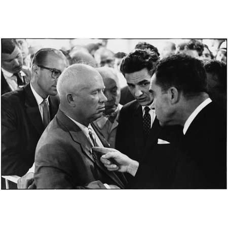 Nikita Khrushchev & Richard Nixon, Moscow, 1959