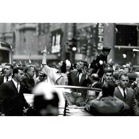 Jacqueline & John Kennedy (Parade front), NYC