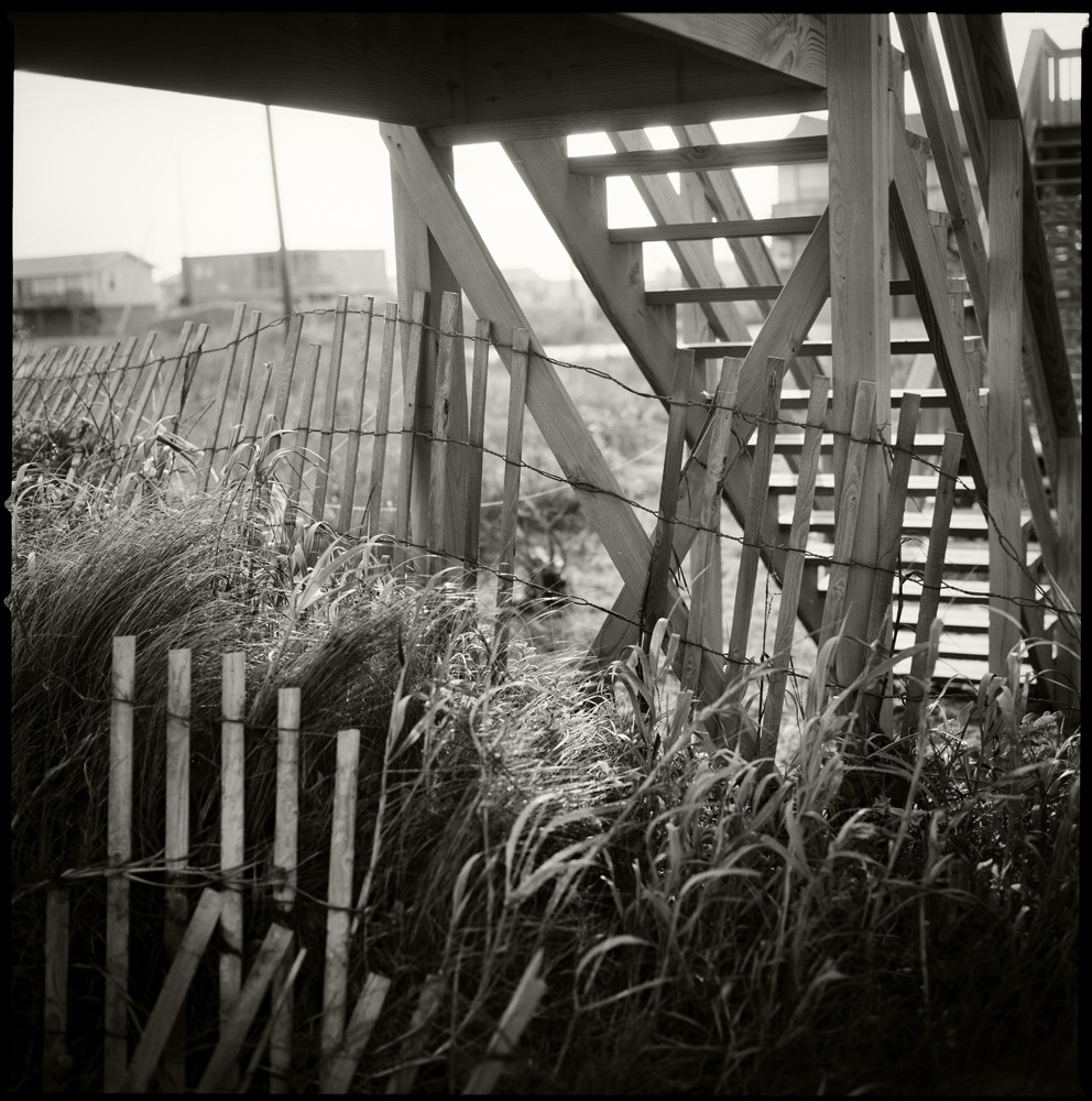 Dune Fence  and Stairs, Surfside Beach, 2002