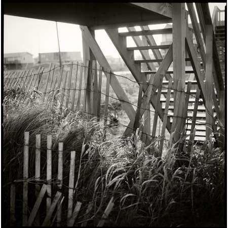 Dune Fence and Stairs, Surfside Beach, 2002