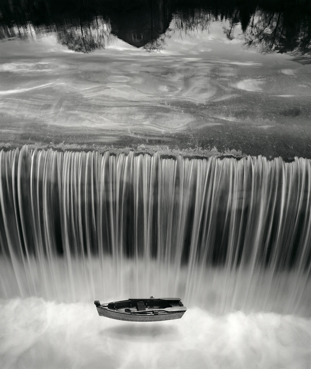 Untitled (Boat and Waterfall)