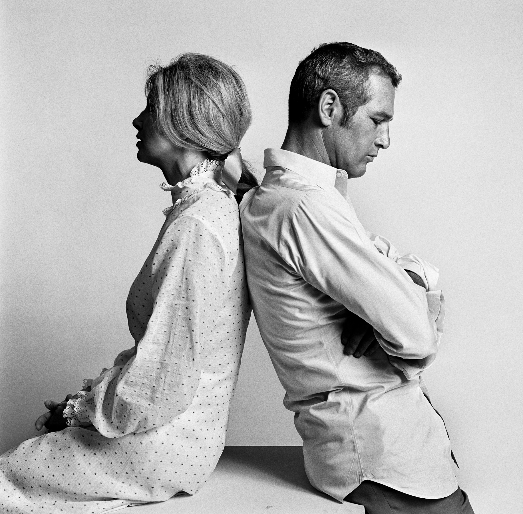 Lawrence Schiller, Joanne Woodard and Paul Newman