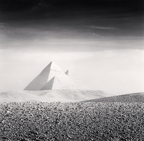 Michael Kenna Giza Pyramids Study 3 Cairo Egypt 2009